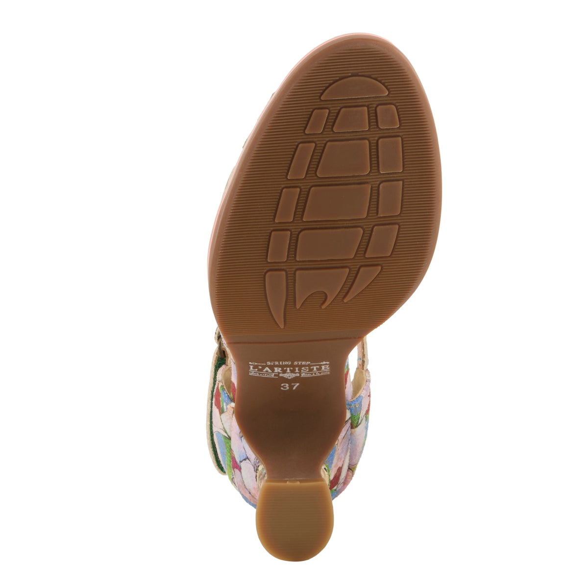 L'Artiste L'ARTISTE WALTZ SANDALS sandal in lilac multi with handcrafted leather design