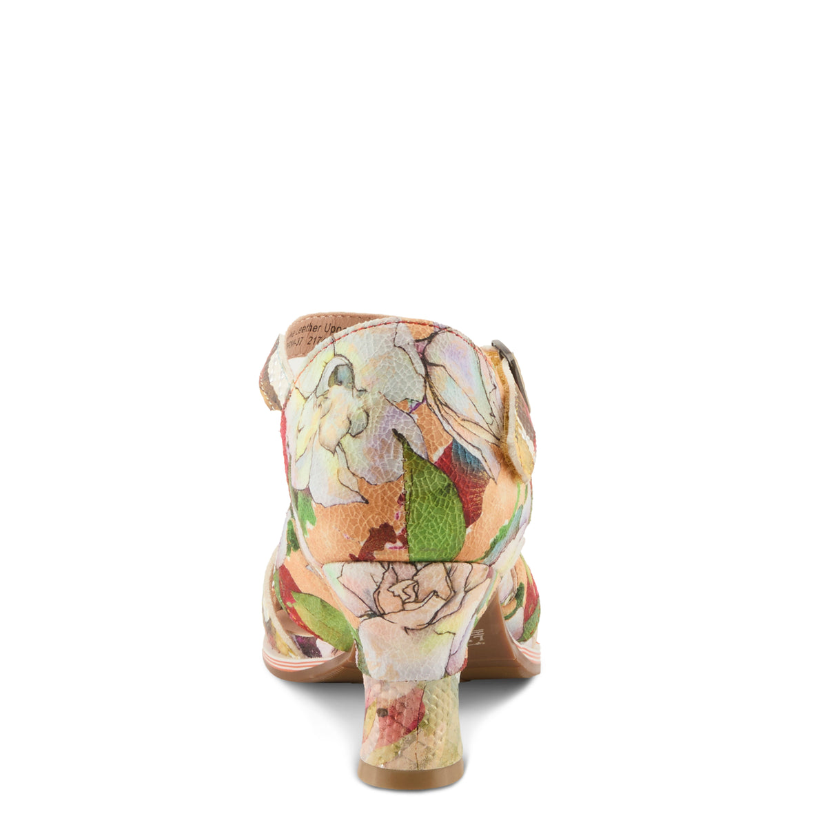 L'Artiste L'ARTISTE WALTZ SANDALS sandal in orange multi with handcrafted leather design