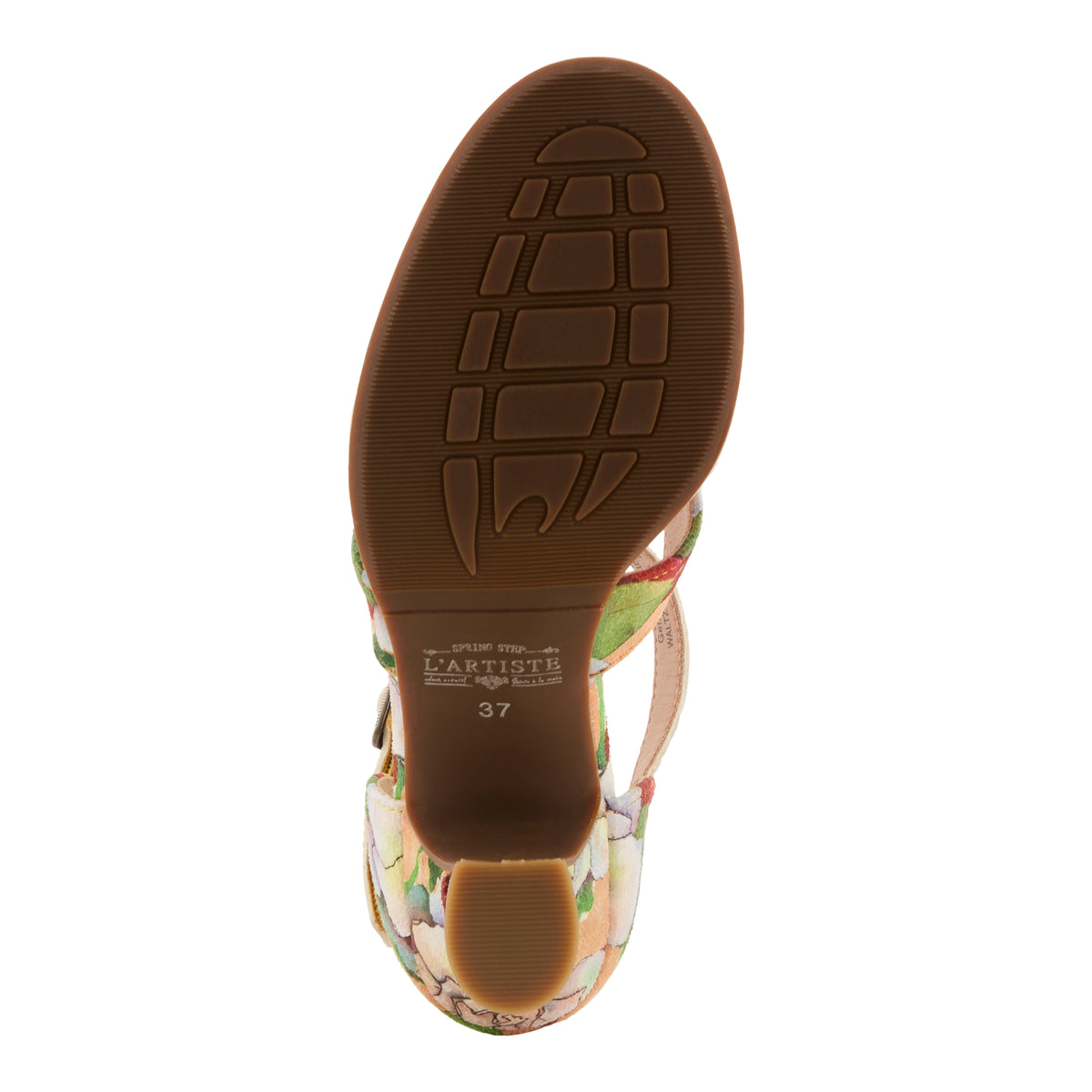 L'Artiste L'ARTISTE WALTZ SANDALS sandal in orange multi with handcrafted leather design