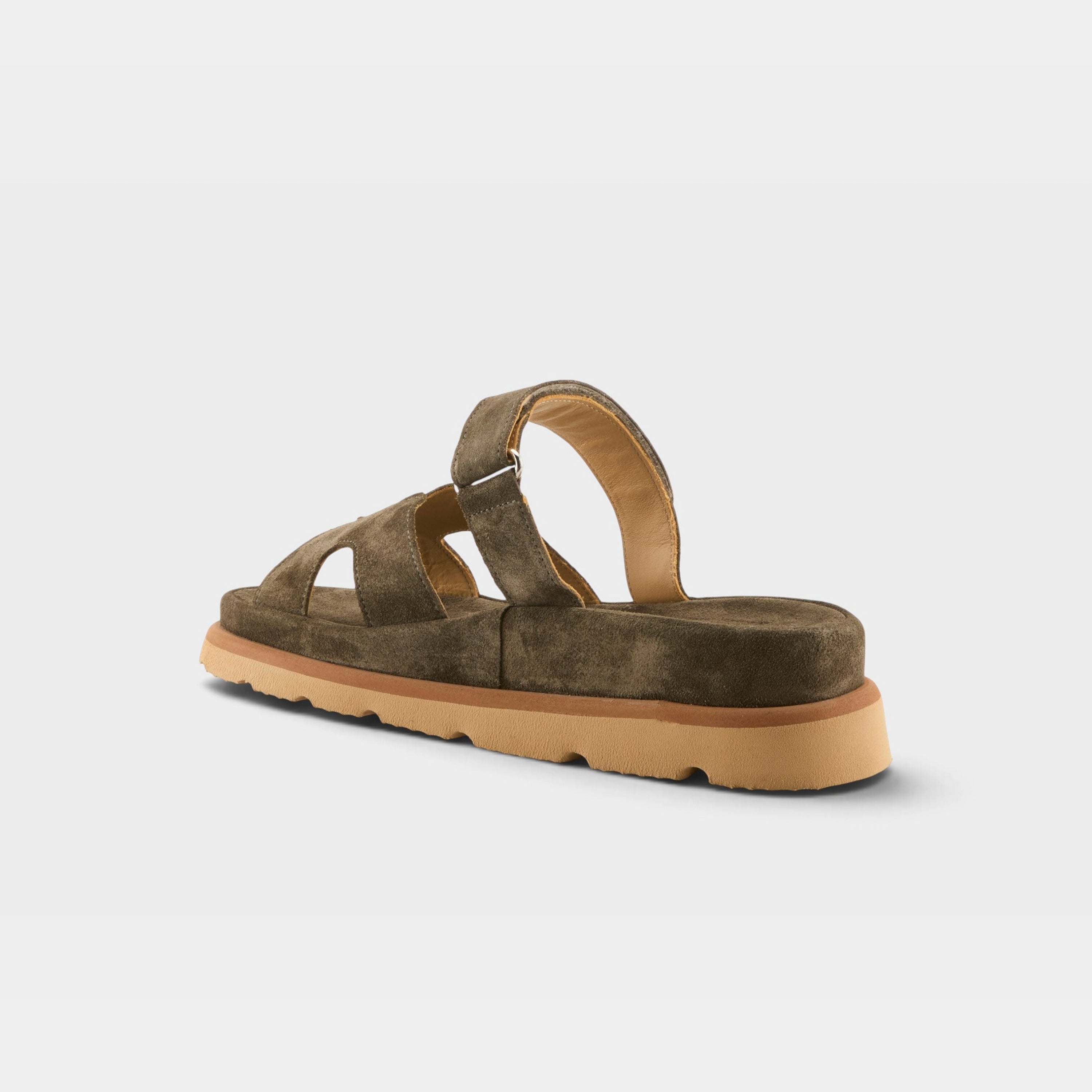 Spring Step Wanderlily Olive Suede Boot