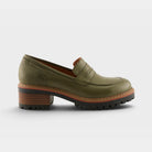 Spring Step Wexford Dark Olive Shoe