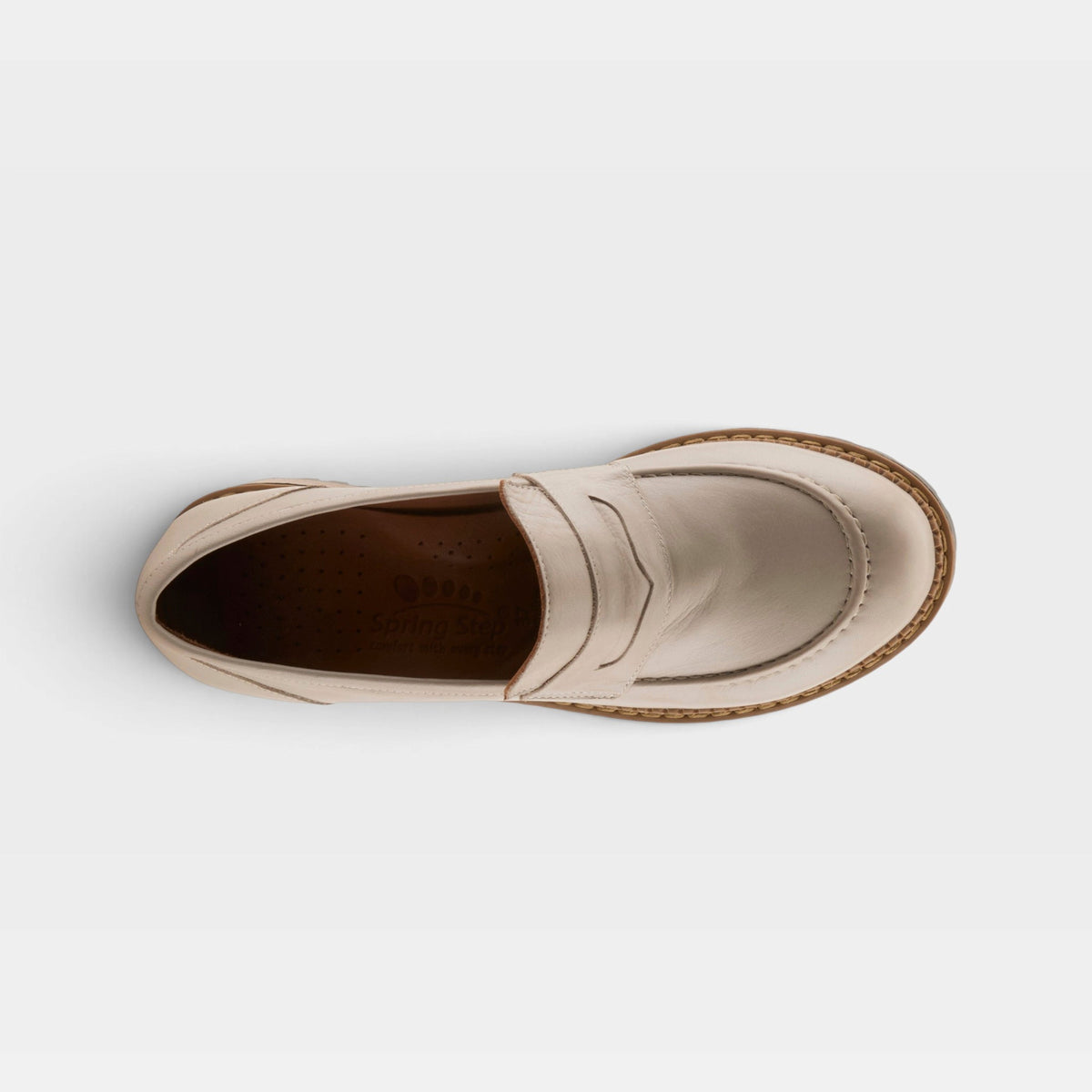 Spring Step Wexford Light Grey Shoe