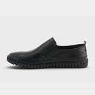Spring Step Men Whip Black Shoe