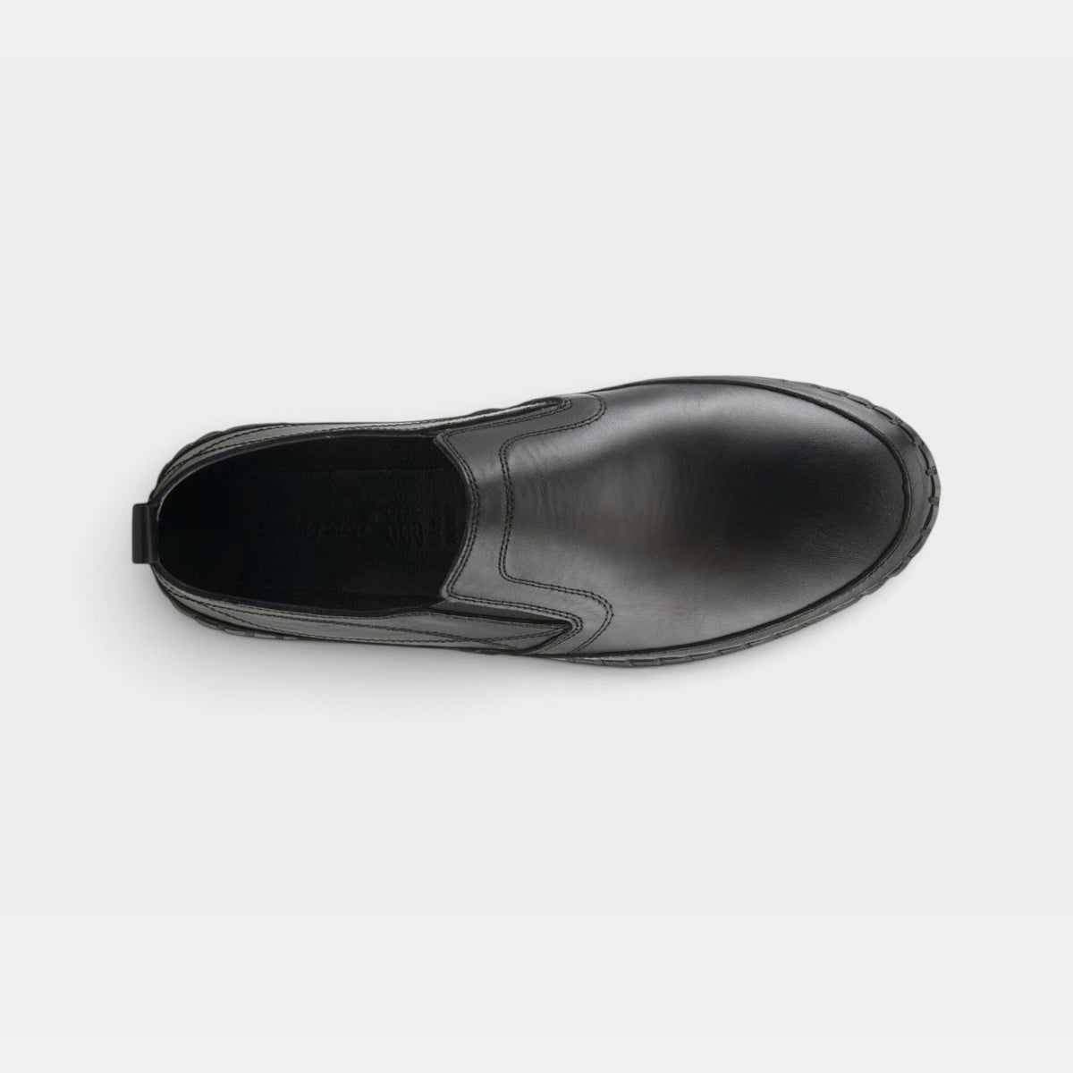 Spring Step Men Whip Black Shoe