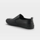 Spring Step Men Whip Black Shoe