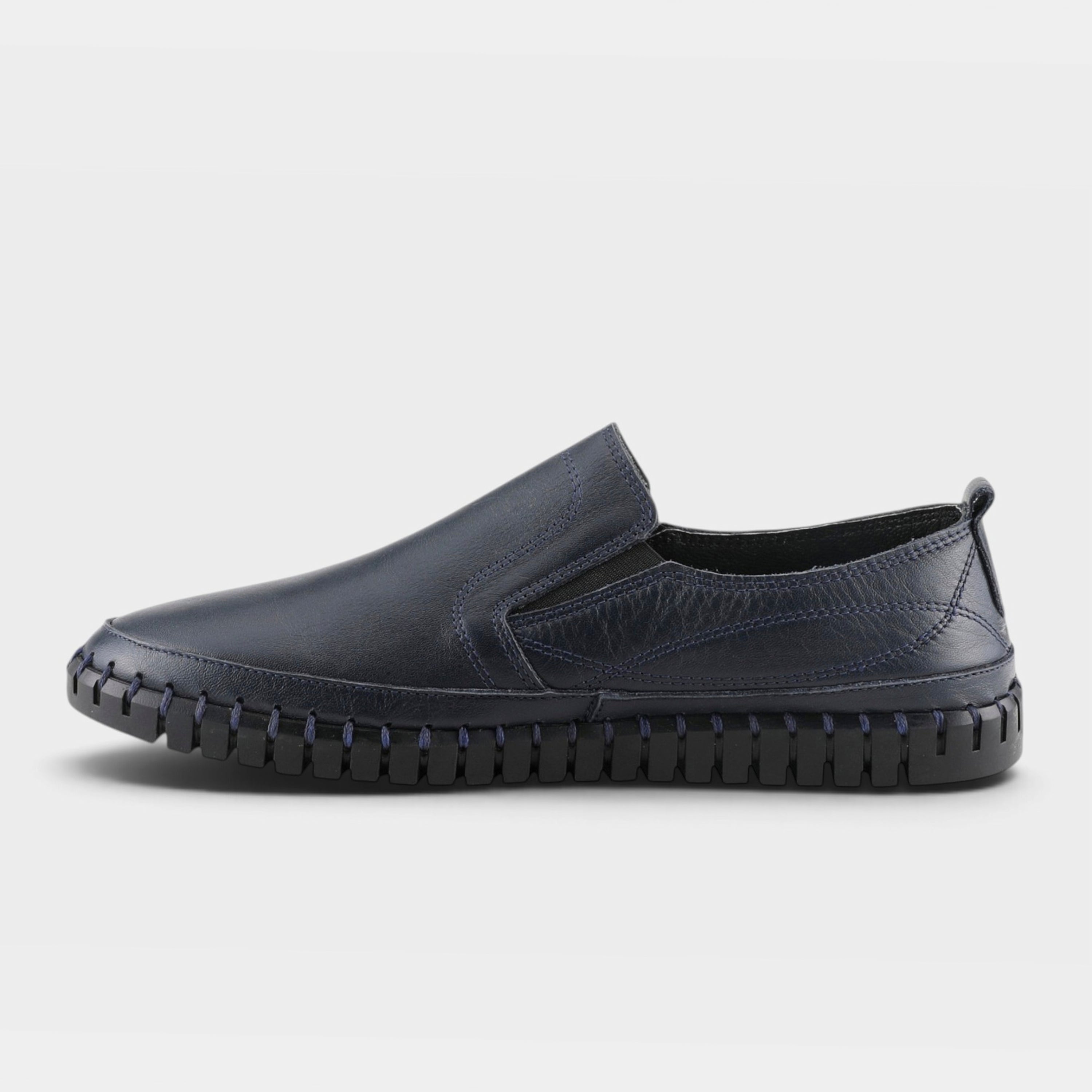 Spring Step Men Whip Navy Shoe