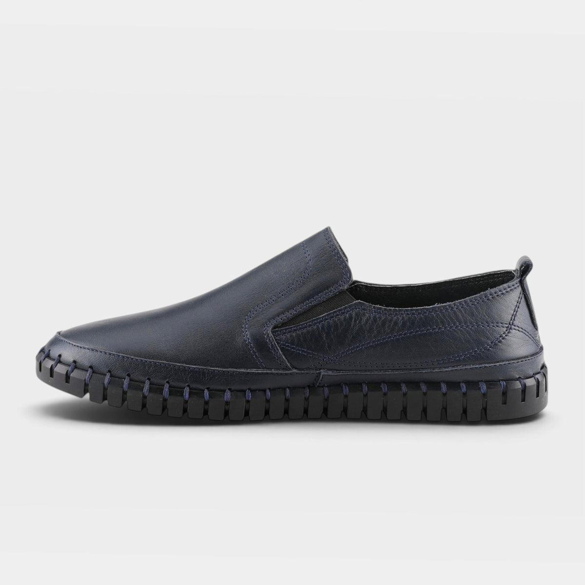 Spring Step Men Whip Navy Shoe
