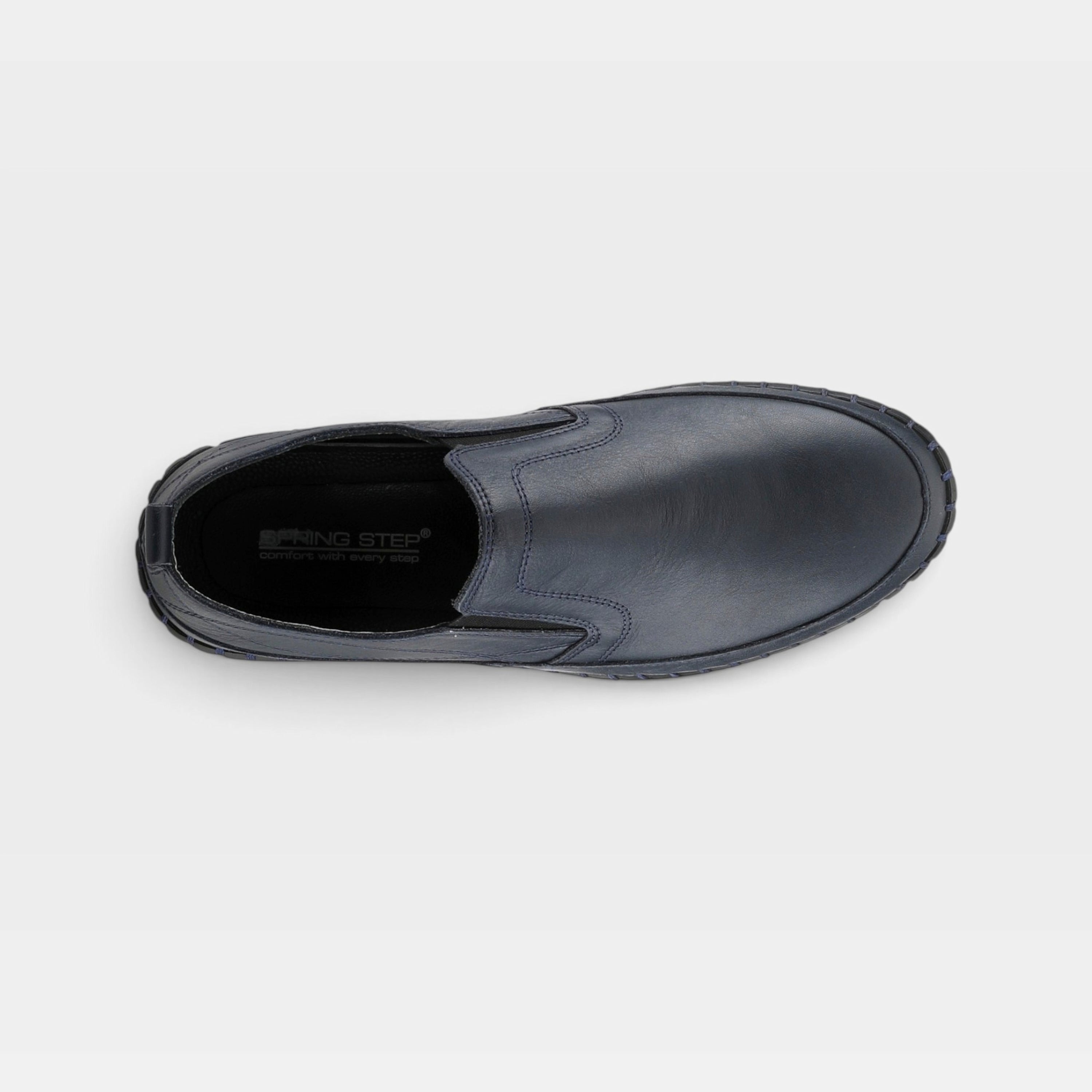 Spring Step Men Whip Navy Shoe