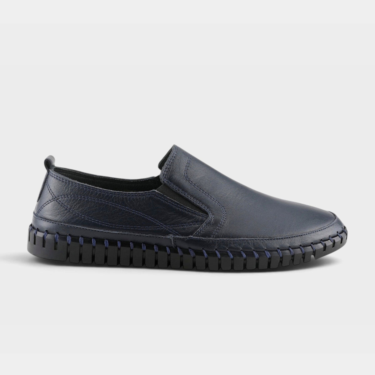 Spring Step Men Whip Navy Shoe