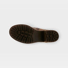 L'Artiste Whitefish boots in Brown Multi, outsole view