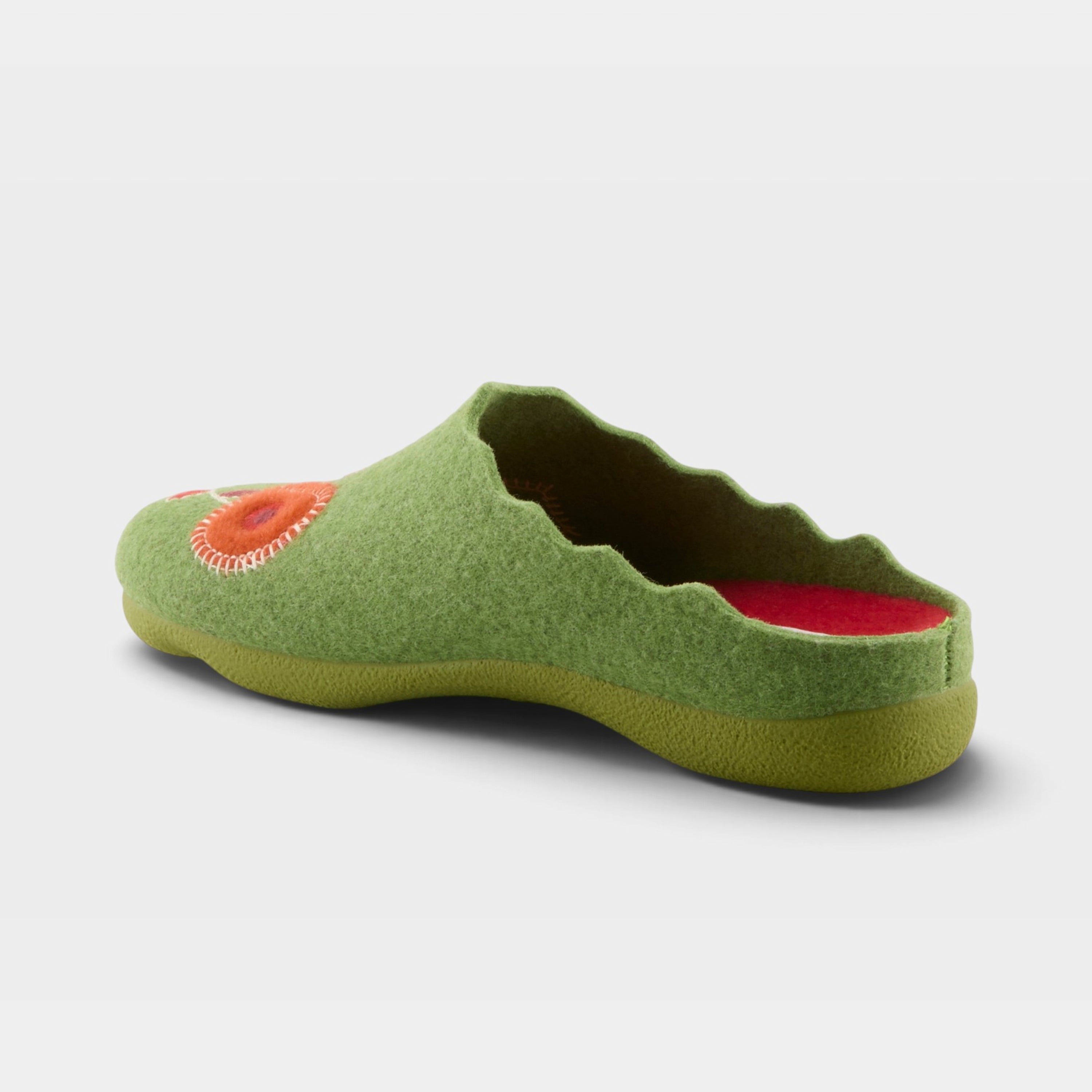 Flexus Wildflower Green Slipper