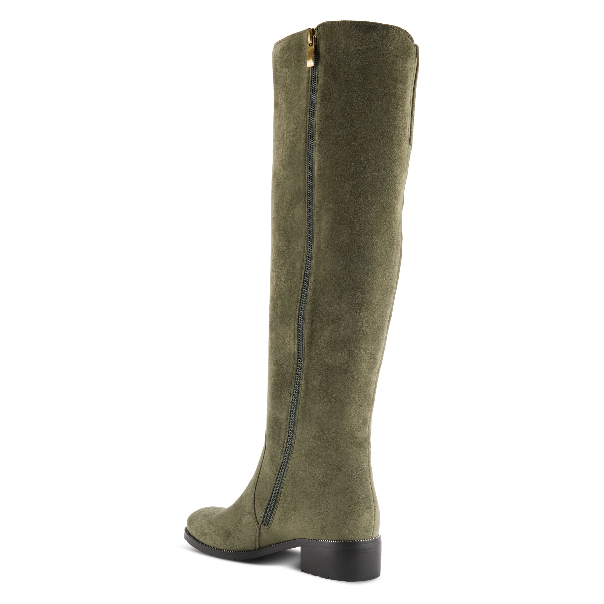 Olive tall boots sales