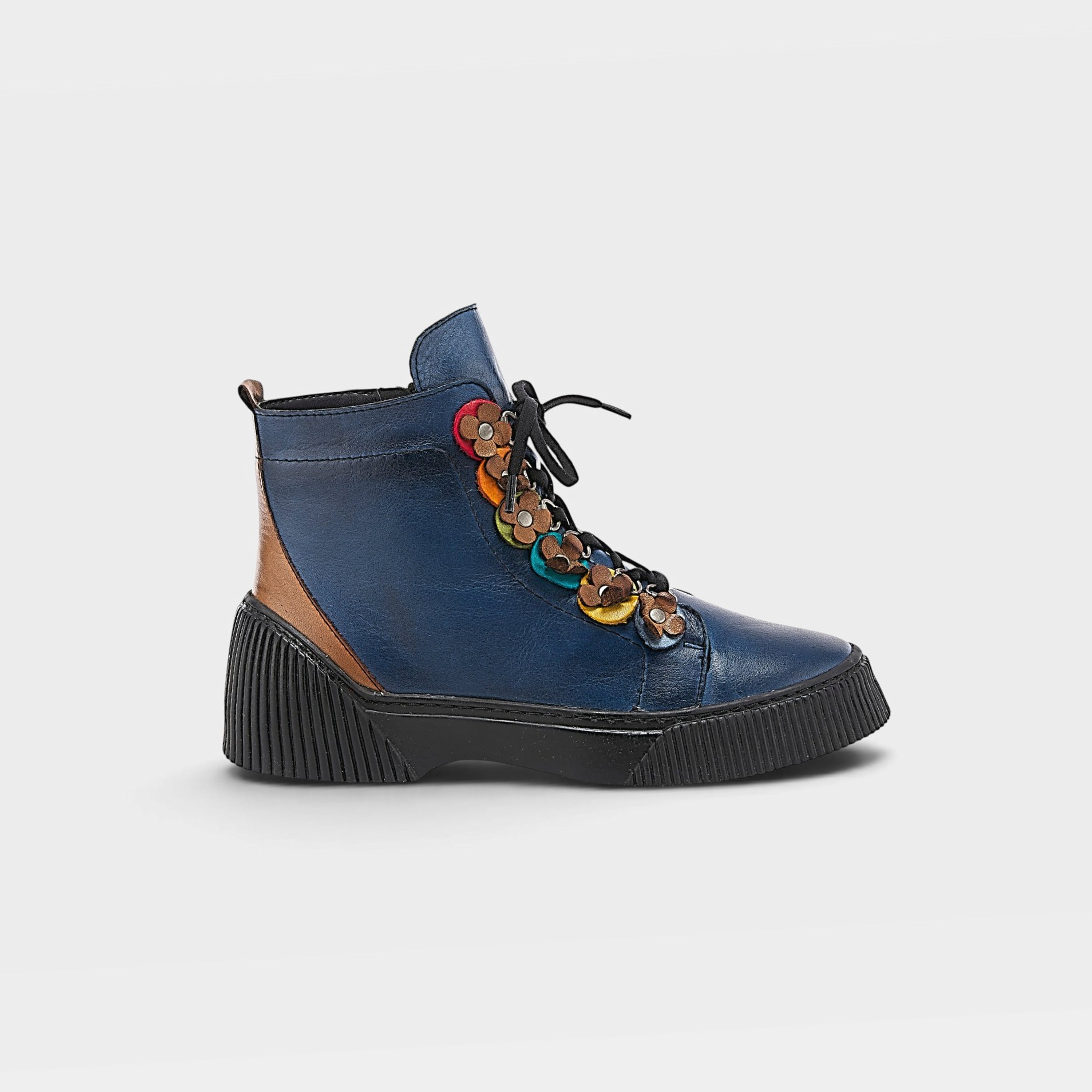 Spring Step Yeba Blue Multi Shoe