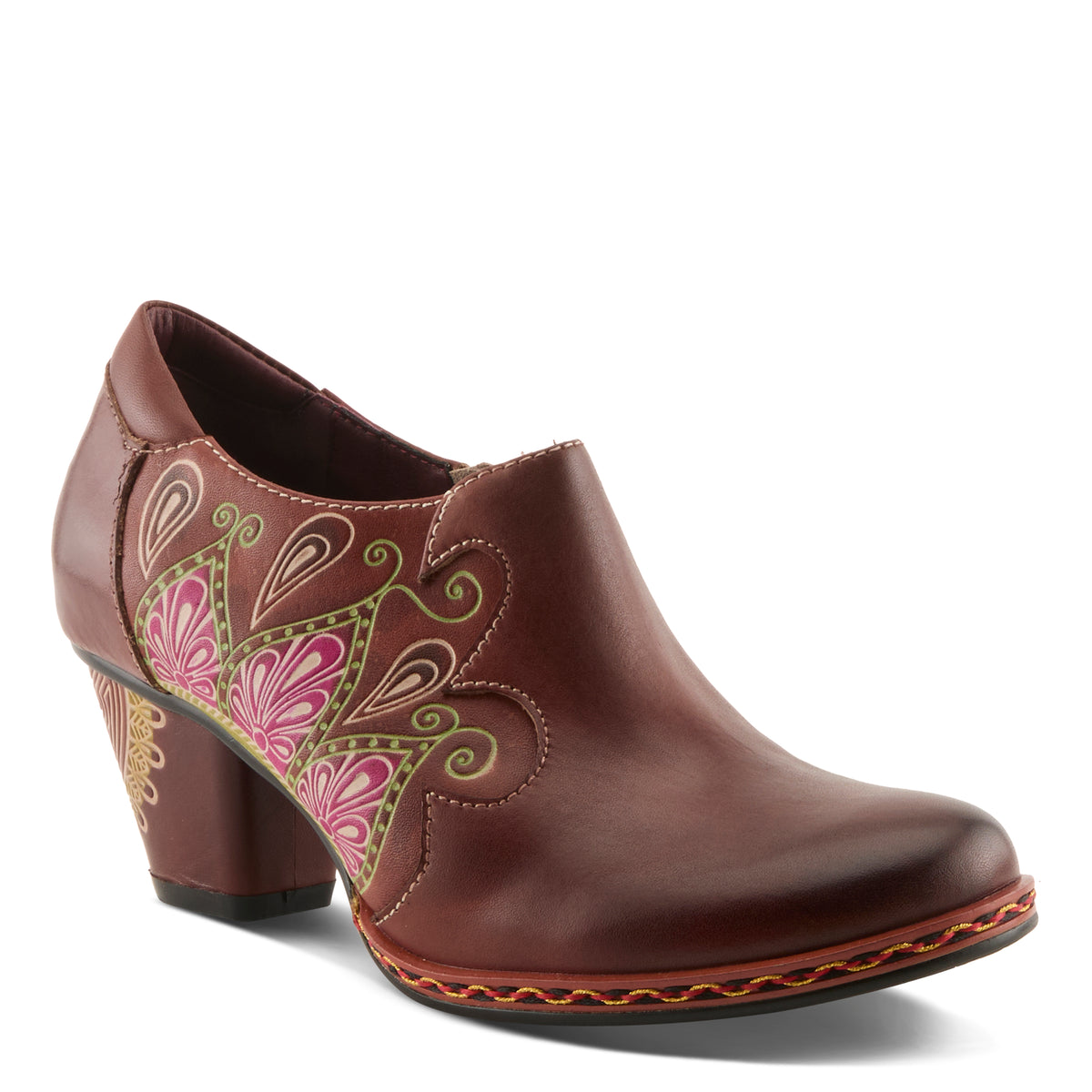 L'Artiste L'ARTISTE ZAMI SHOES shoe in blue with handcrafted leather design