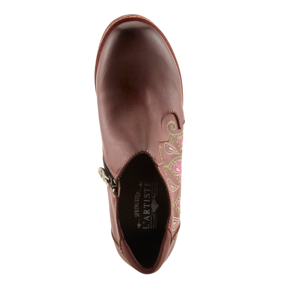 L'Artiste L'ARTISTE ZAMI SHOES shoe in blue with handcrafted leather design
