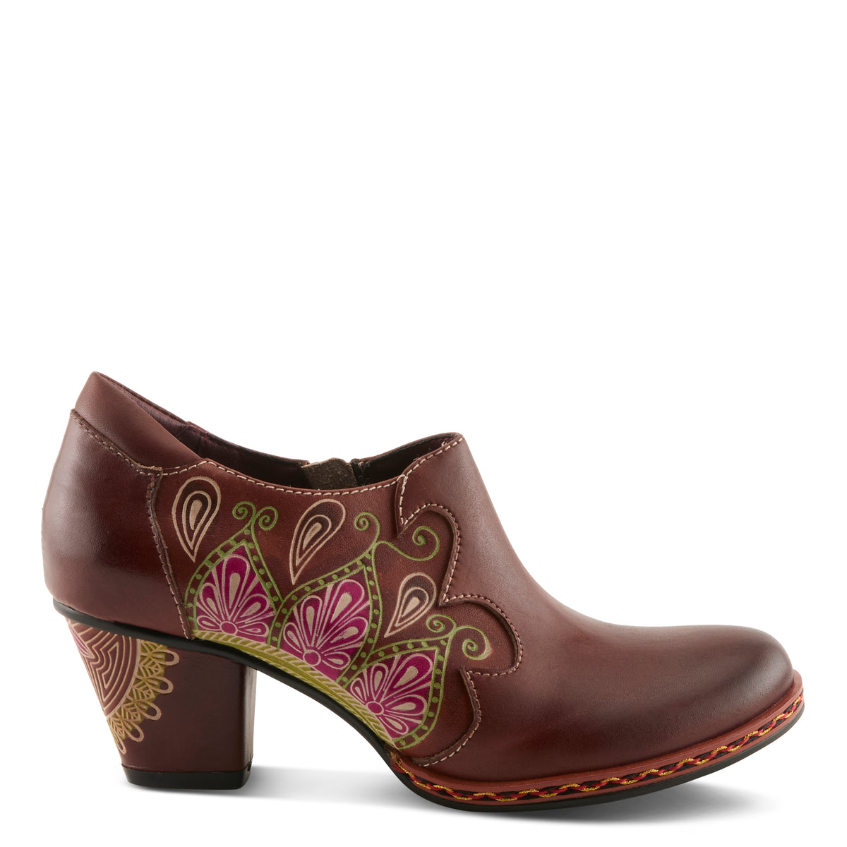 L'Artiste L'ARTISTE ZAMI SHOES shoe in blue with handcrafted leather design