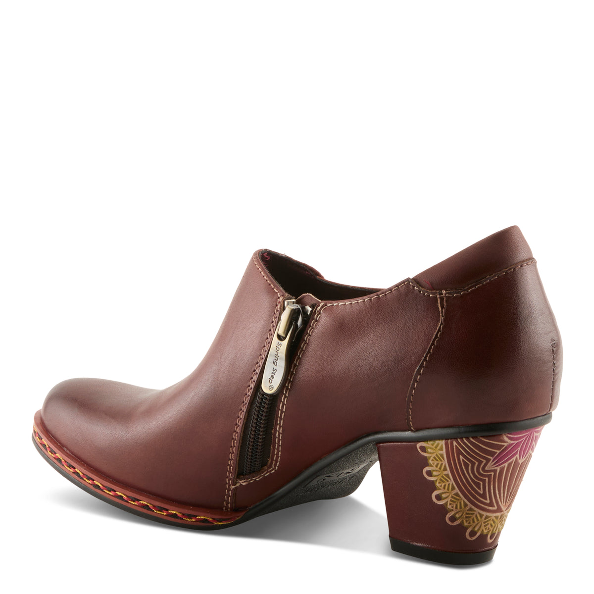 L'Artiste L'ARTISTE ZAMI SHOES shoe in brown with handcrafted leather design