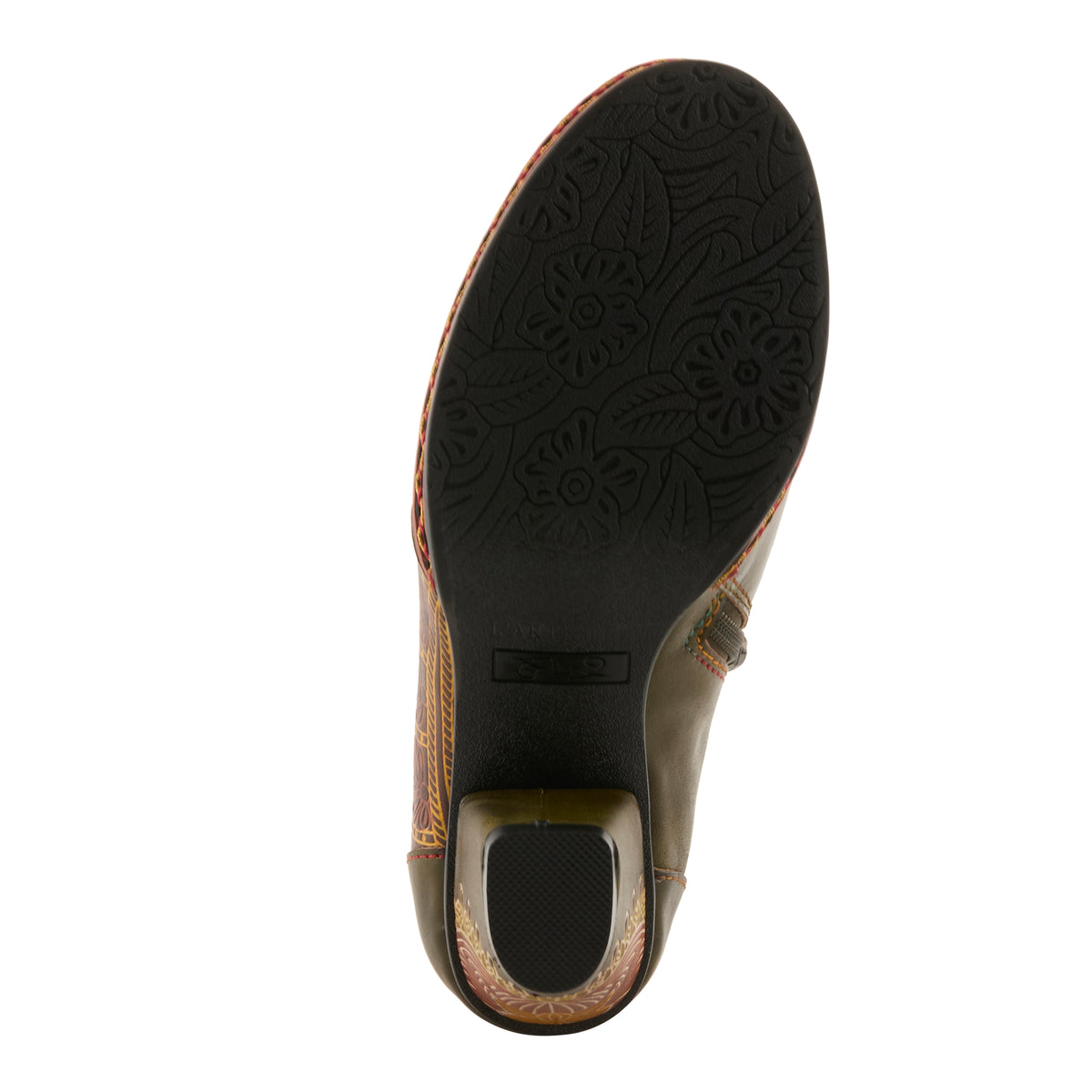 L'Artiste L'ARTISTE ZAMI SHOES shoe in brown with handcrafted leather design