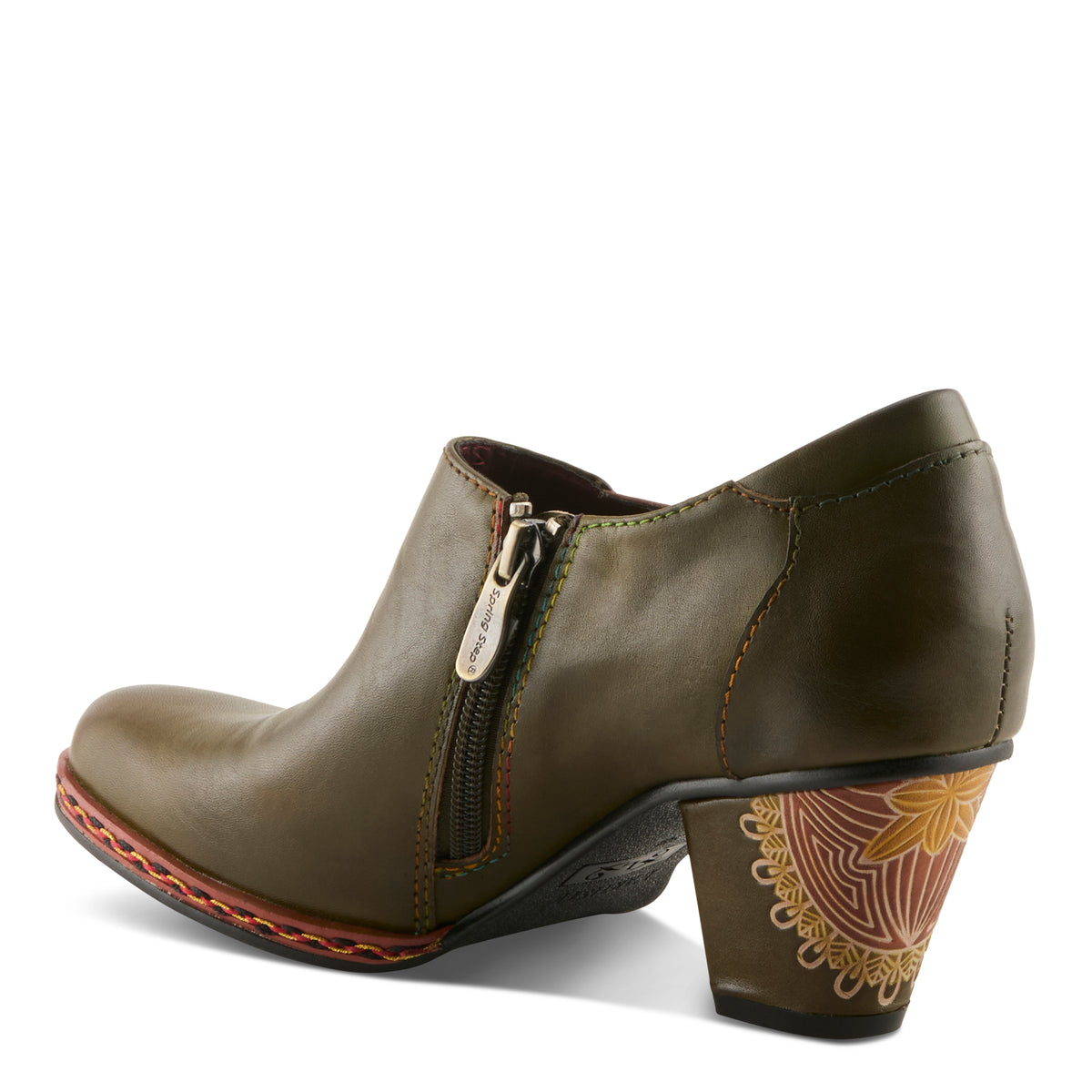 L'Artiste L'ARTISTE ZAMI SHOES shoe in brown with handcrafted leather design