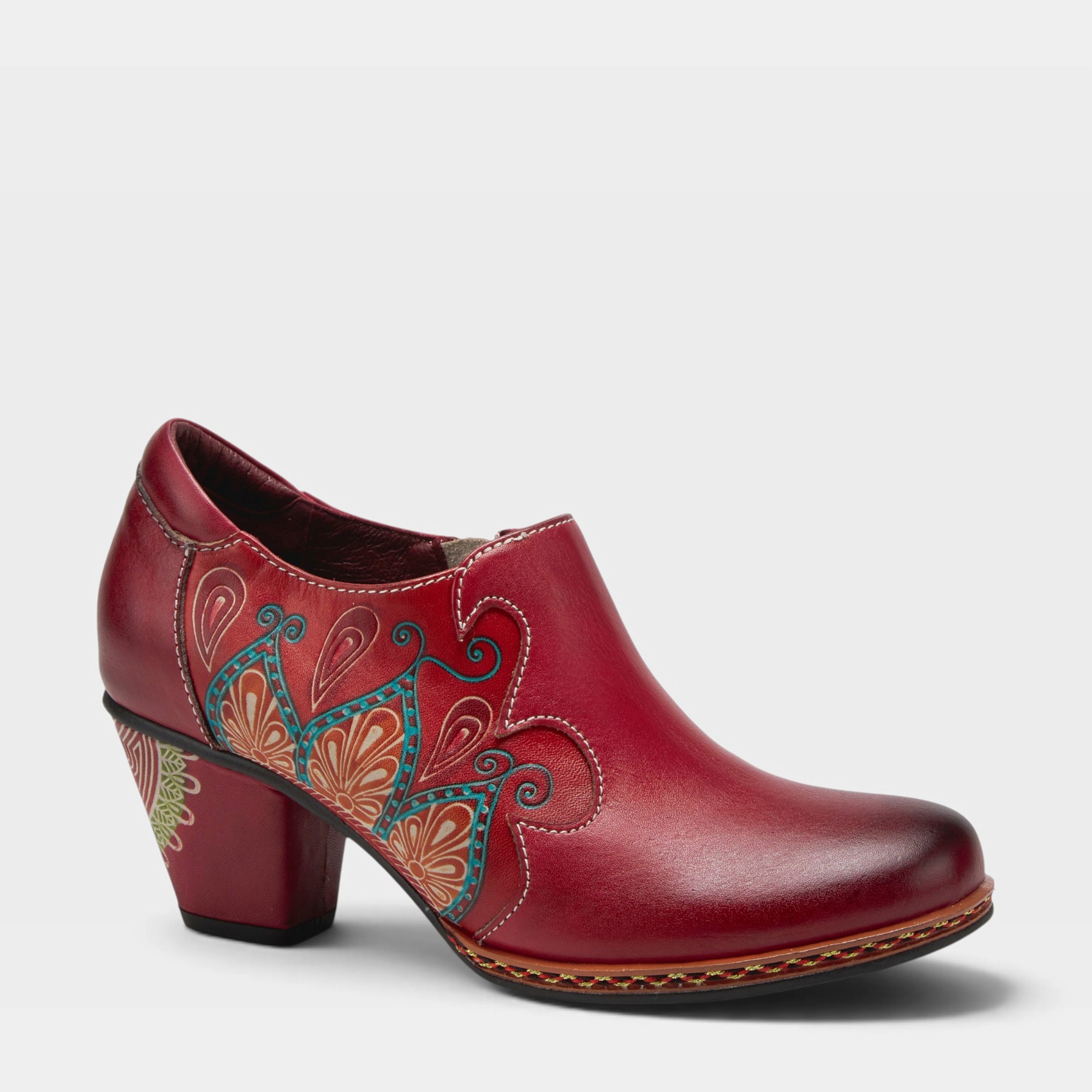 Women's L'artiste Zami Leather heel Shoes - Spring Step Shoes