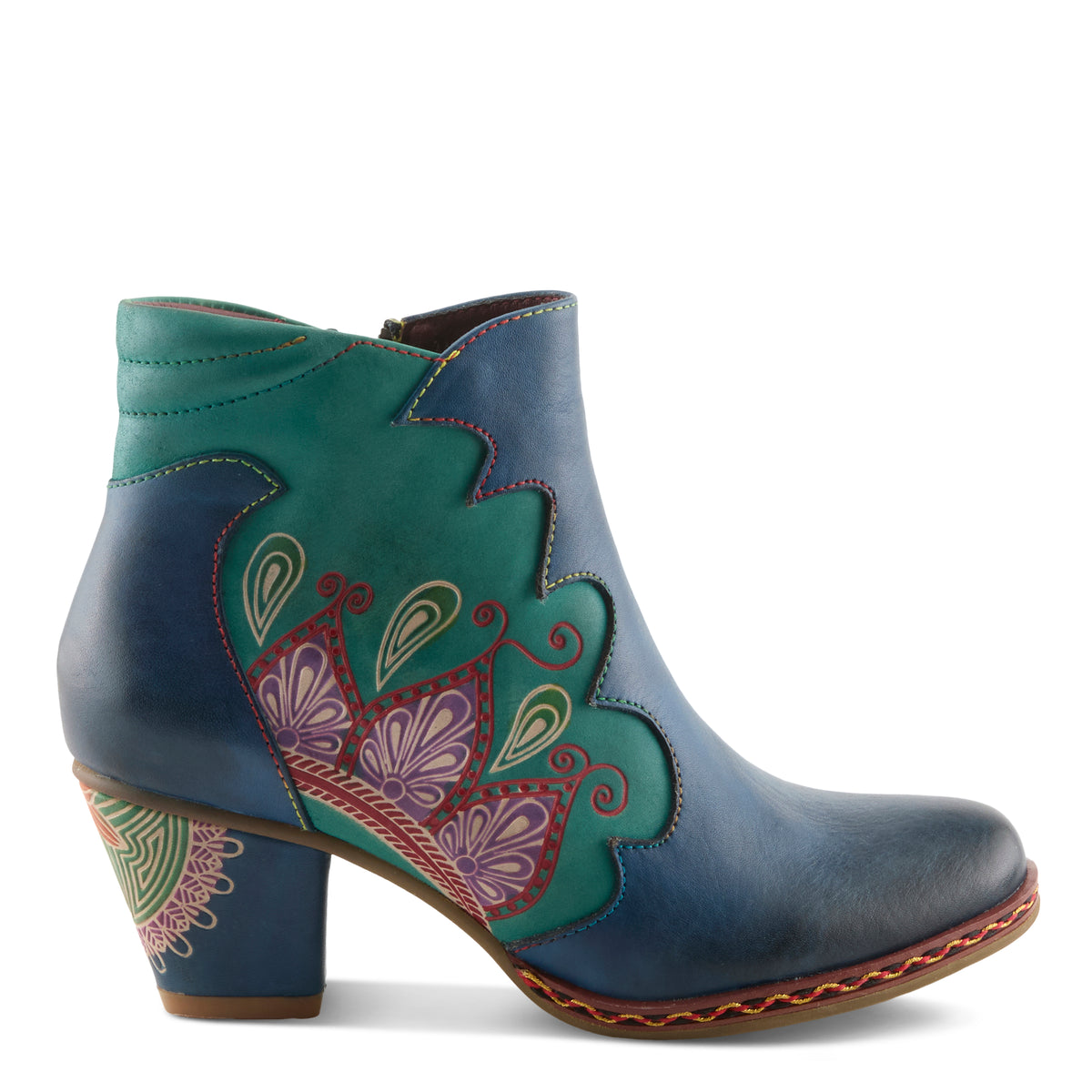 L'Artiste L'ARTISTE ZAMIHI BOOTS boot in black with handcrafted leather design