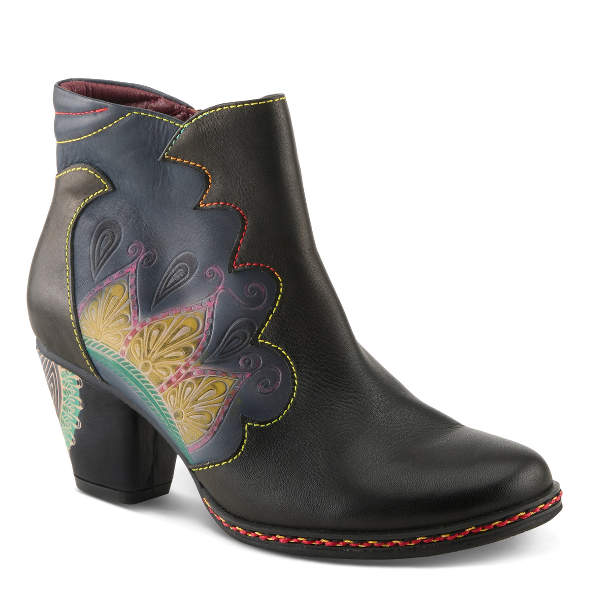 L'Artiste L'ARTISTE ZAMIHI BOOTS boot in red with handcrafted leather design