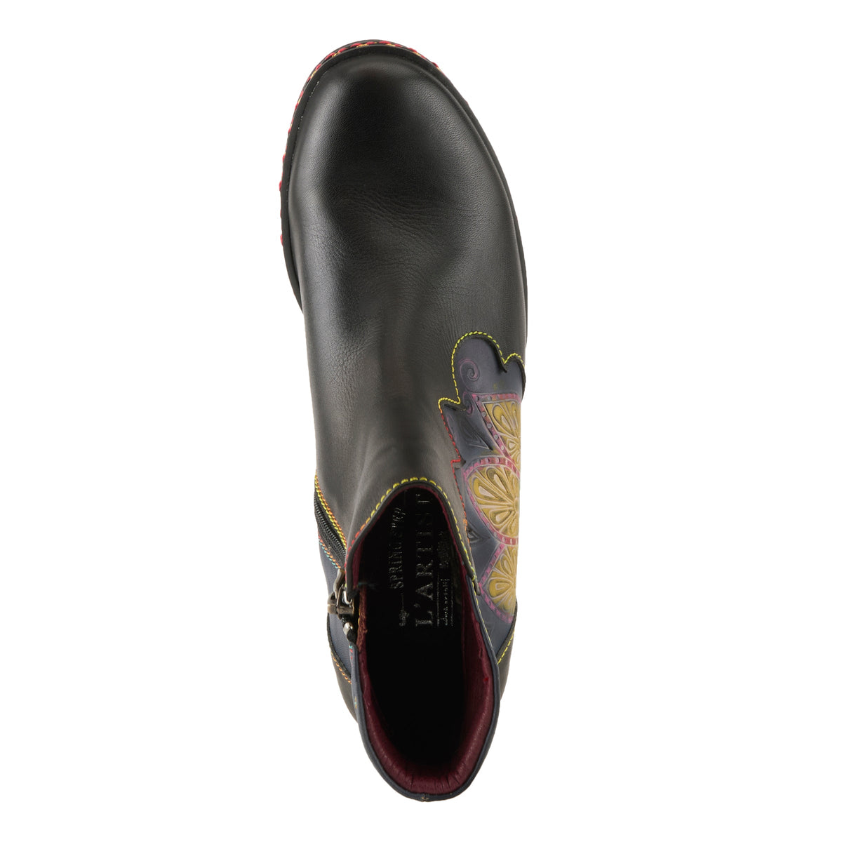 L'Artiste L'ARTISTE ZAMIHI BOOTS boot in red with handcrafted leather design