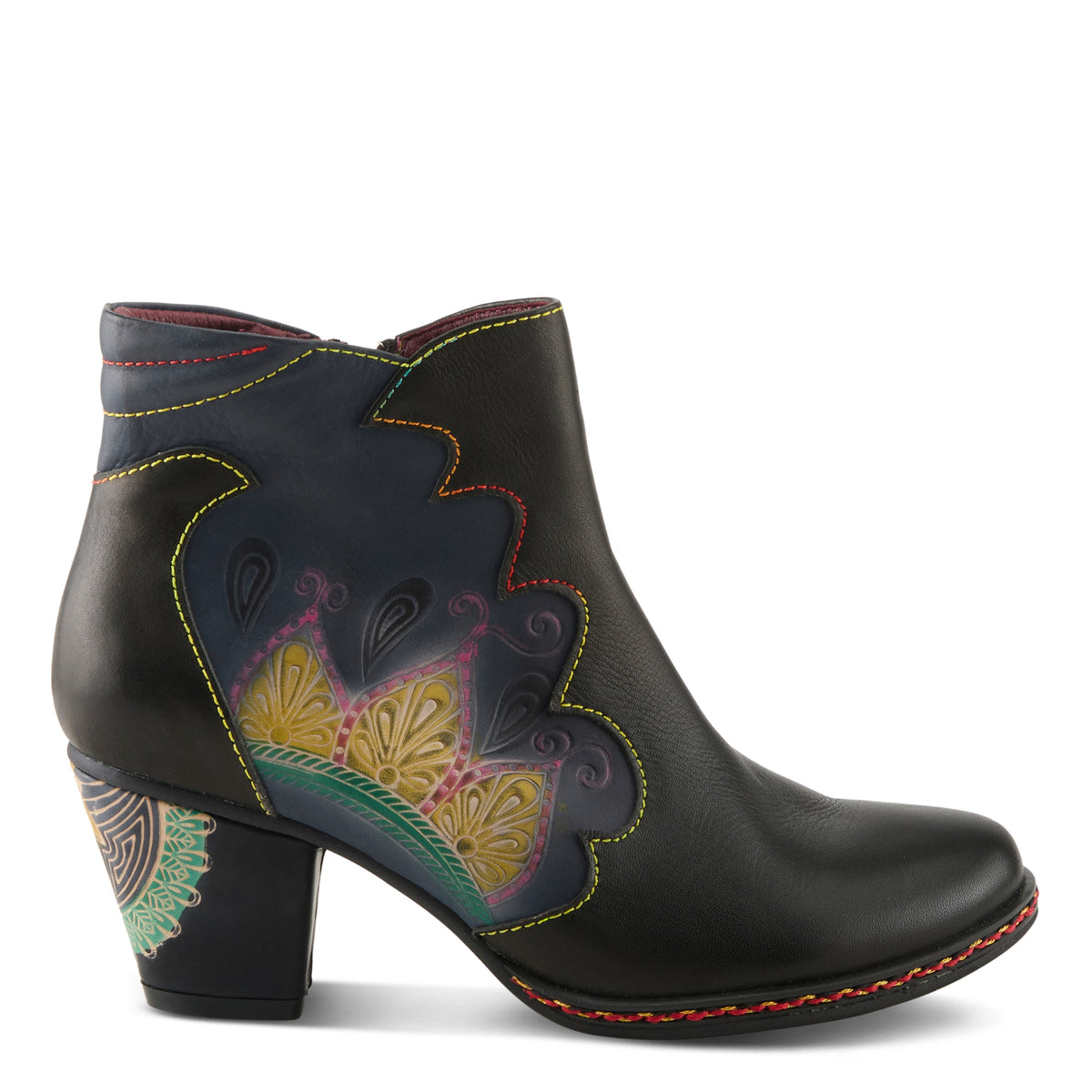 L'Artiste L'ARTISTE ZAMIHI BOOTS boot in red with handcrafted leather design
