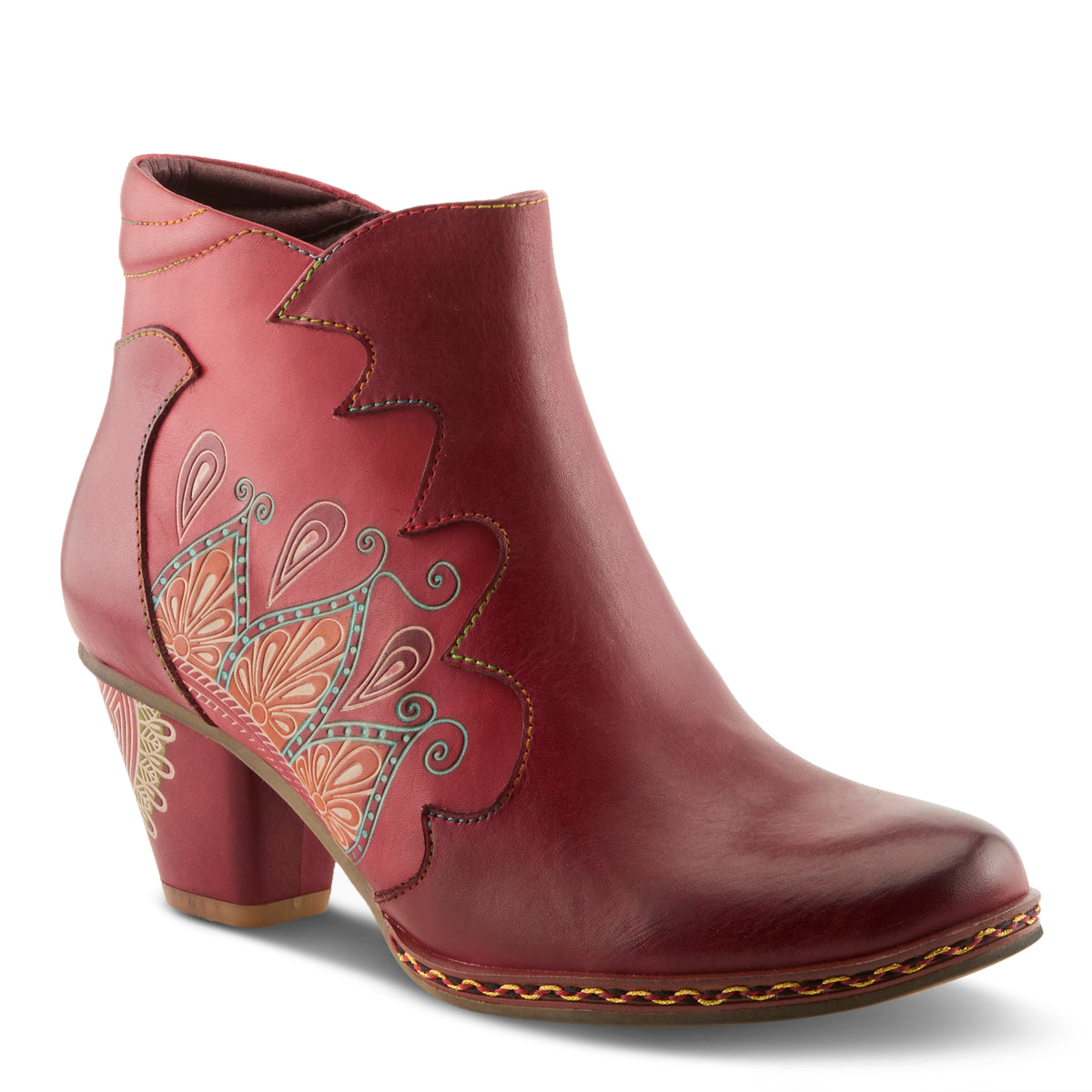 L'Artiste L'ARTISTE ZAMIHI BOOTS boot in blue with handcrafted leather design