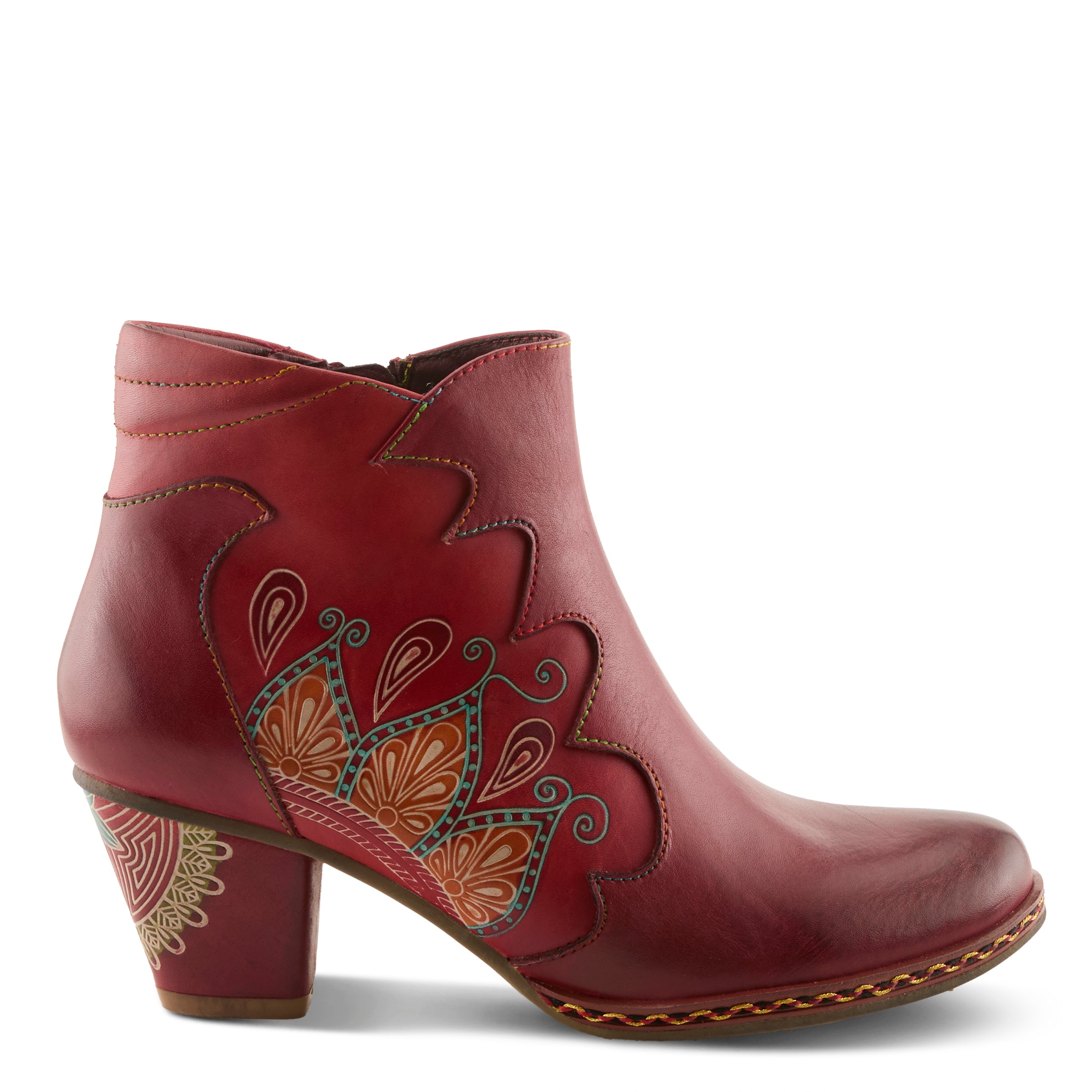 colorful_style୨୧⋆* L'artiste Zamihi Boots: Embossed Design Boots – Spring Step Shoes