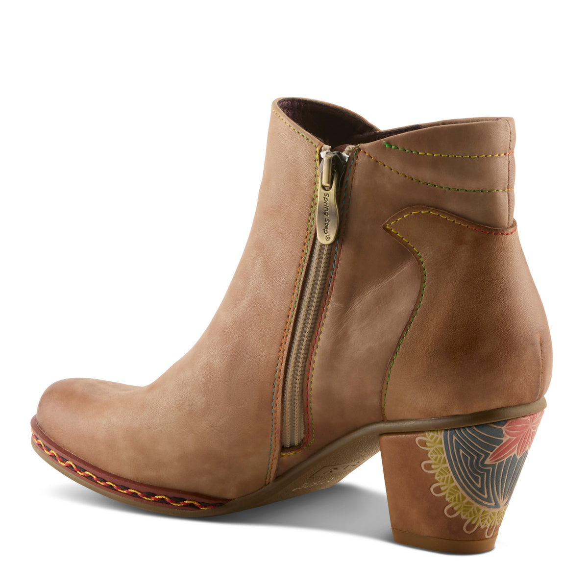 L'Artiste L'ARTISTE ZAMIHI BOOTS boot in taupe with handcrafted leather design