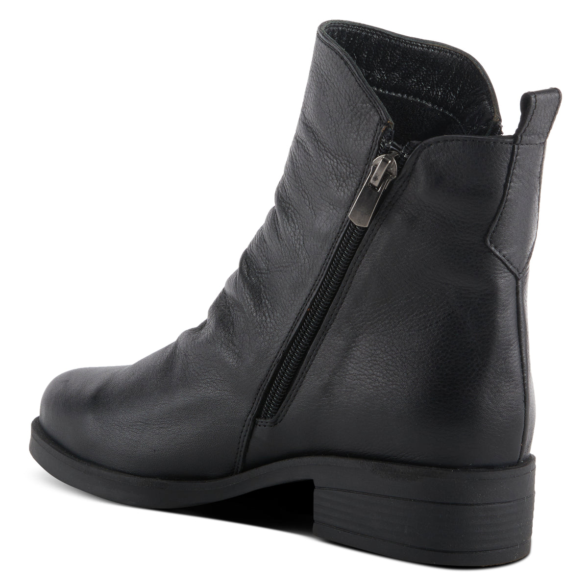 Spring Step SPRING STEP ZIPSTERING BOOTIE boot in black with comfortable everyday design