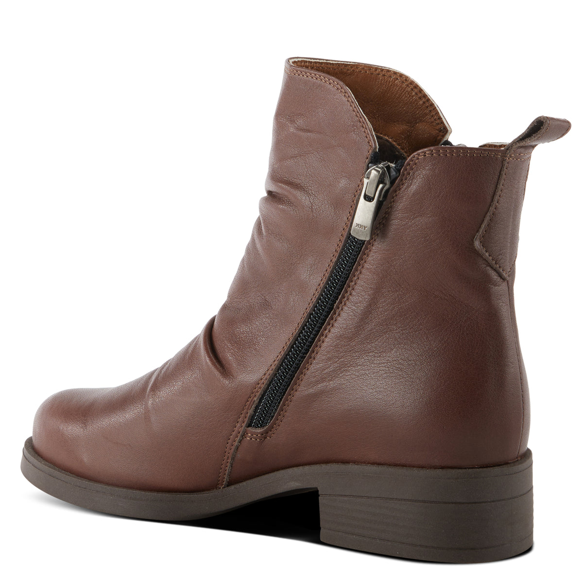 Spring Step SPRING STEP ZIPSTERING BOOTIE boot in brown with comfortable everyday design