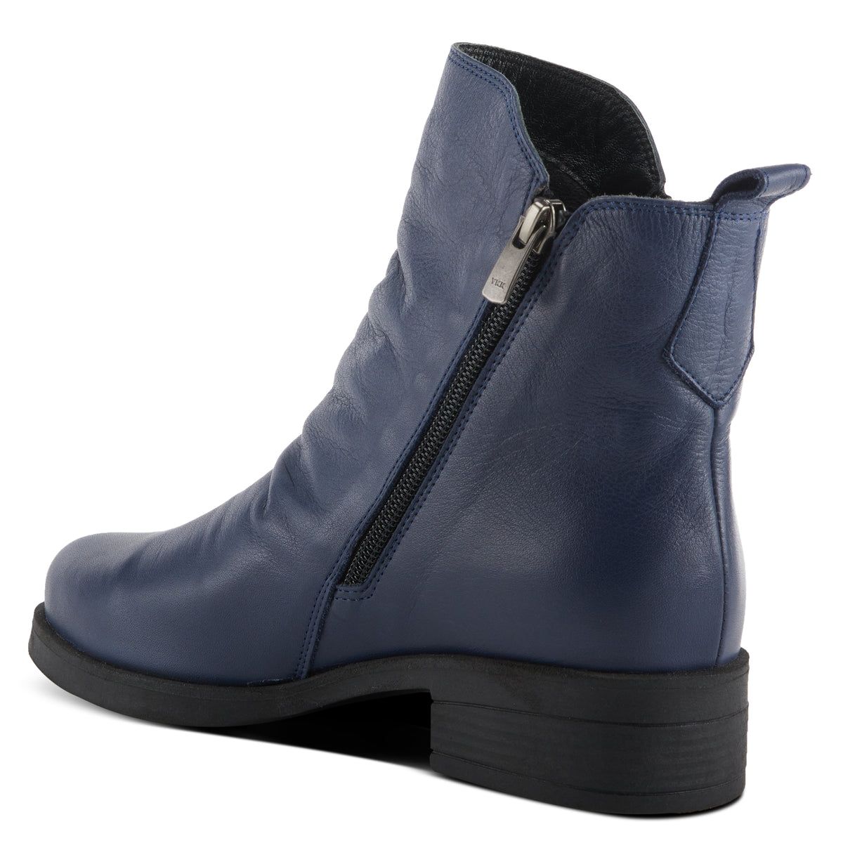Spring Step SPRING STEP ZIPSTERING BOOTIE boot in navy with comfortable everyday design