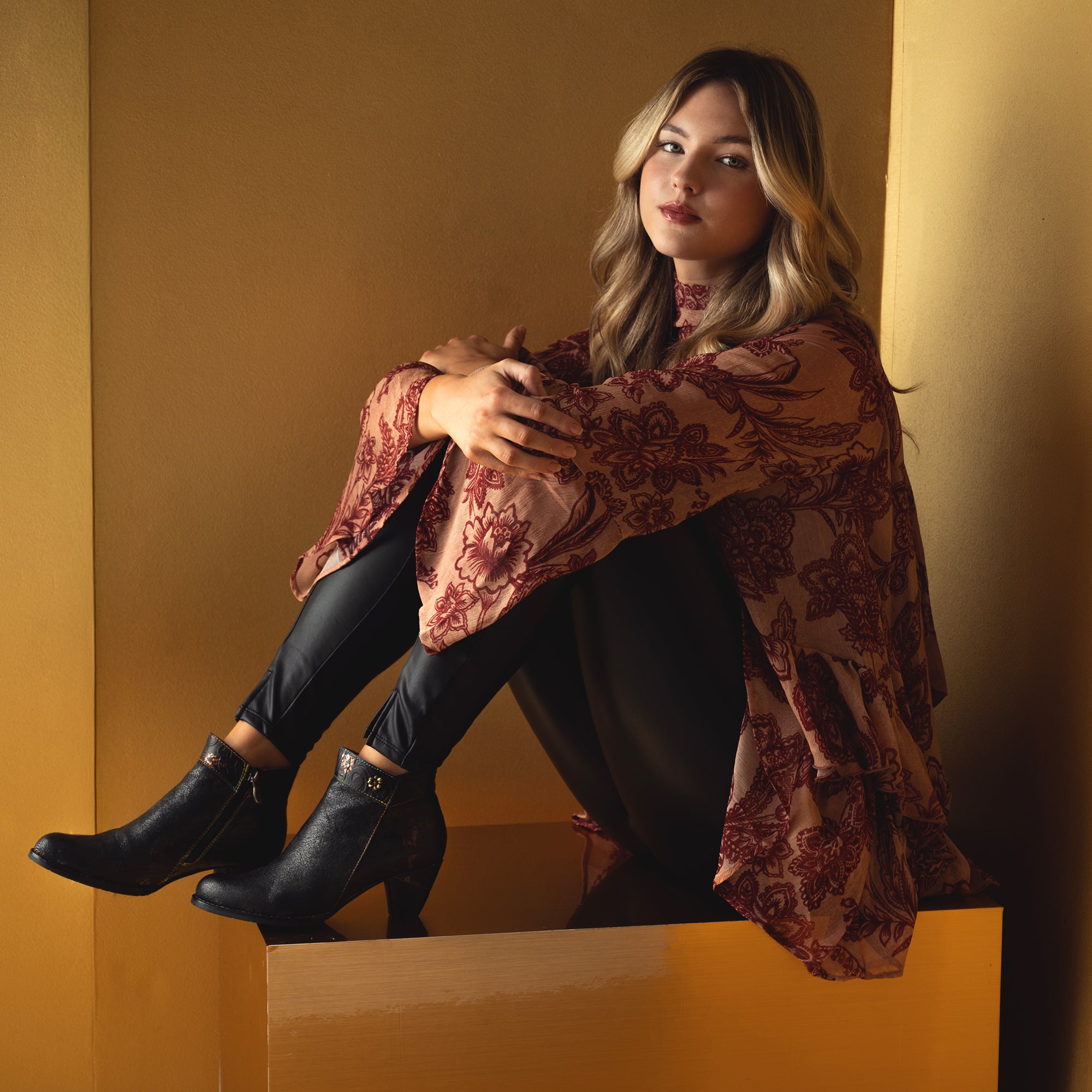 NOVEMBER ARTISTE 157 19-20 + ソールガード付き L'artiste Bestlove Boots - Heeled Ankle Boots – Spring Step Shoes