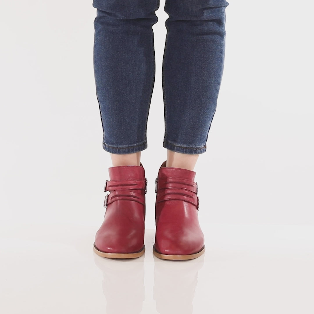 Spring Step Pristina Boots Double Buckeled Spring Step Shoes