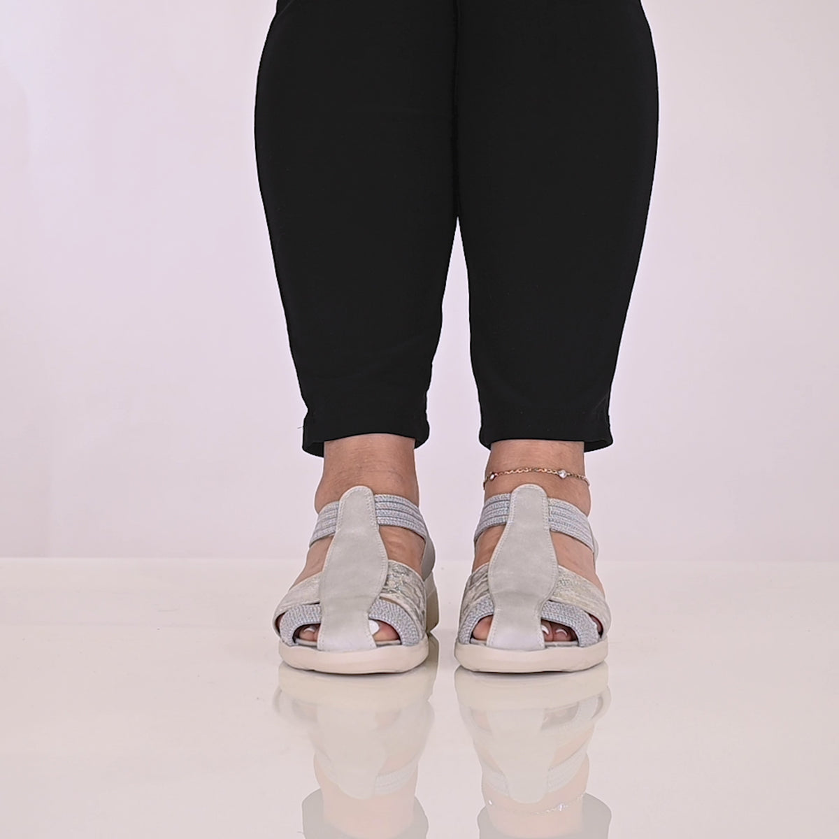 Flexus FLEXUS DAMARI SANDALS sandal in grey with flexible sole