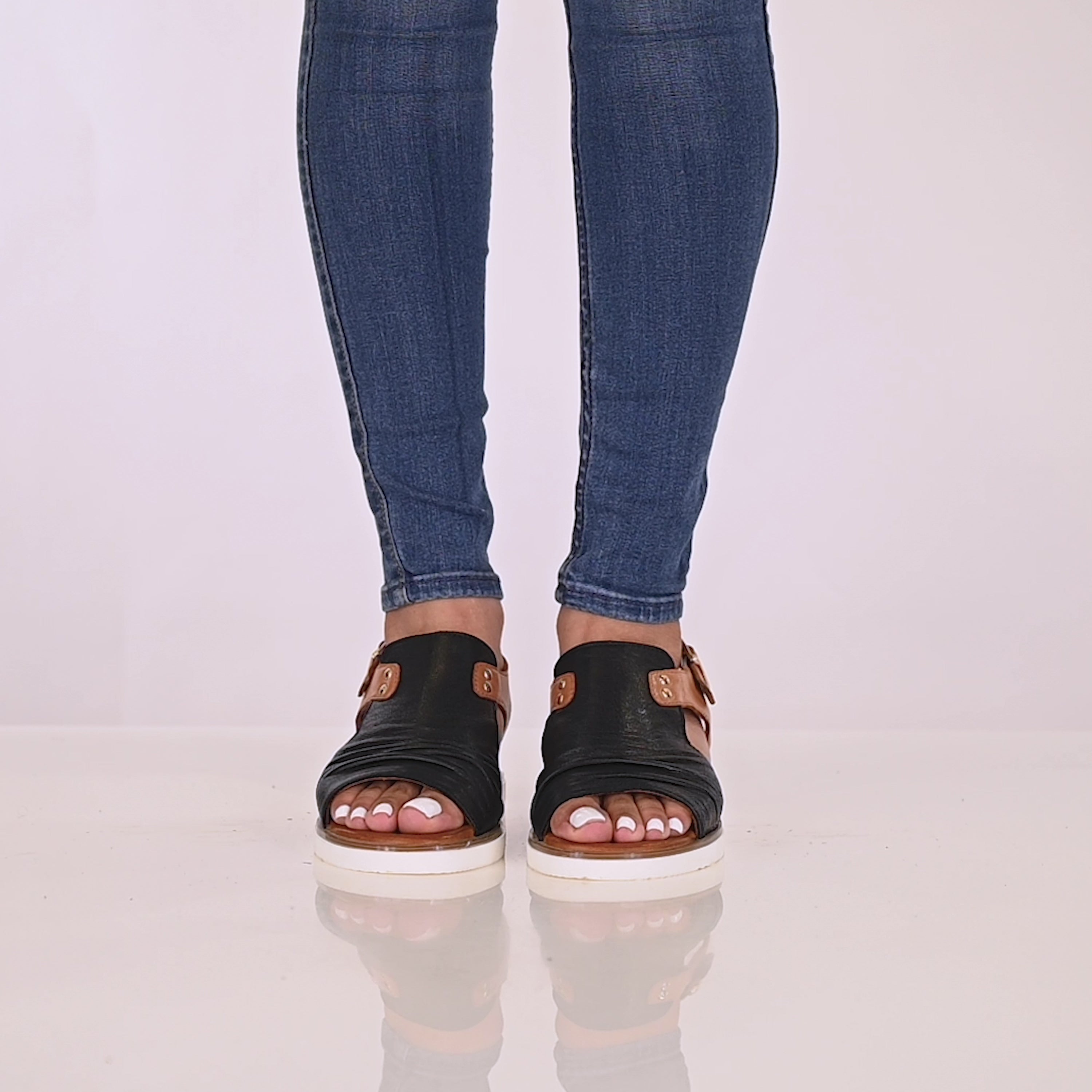 Locals Leather Wedges Sandals for Women – Spring Step Shoes