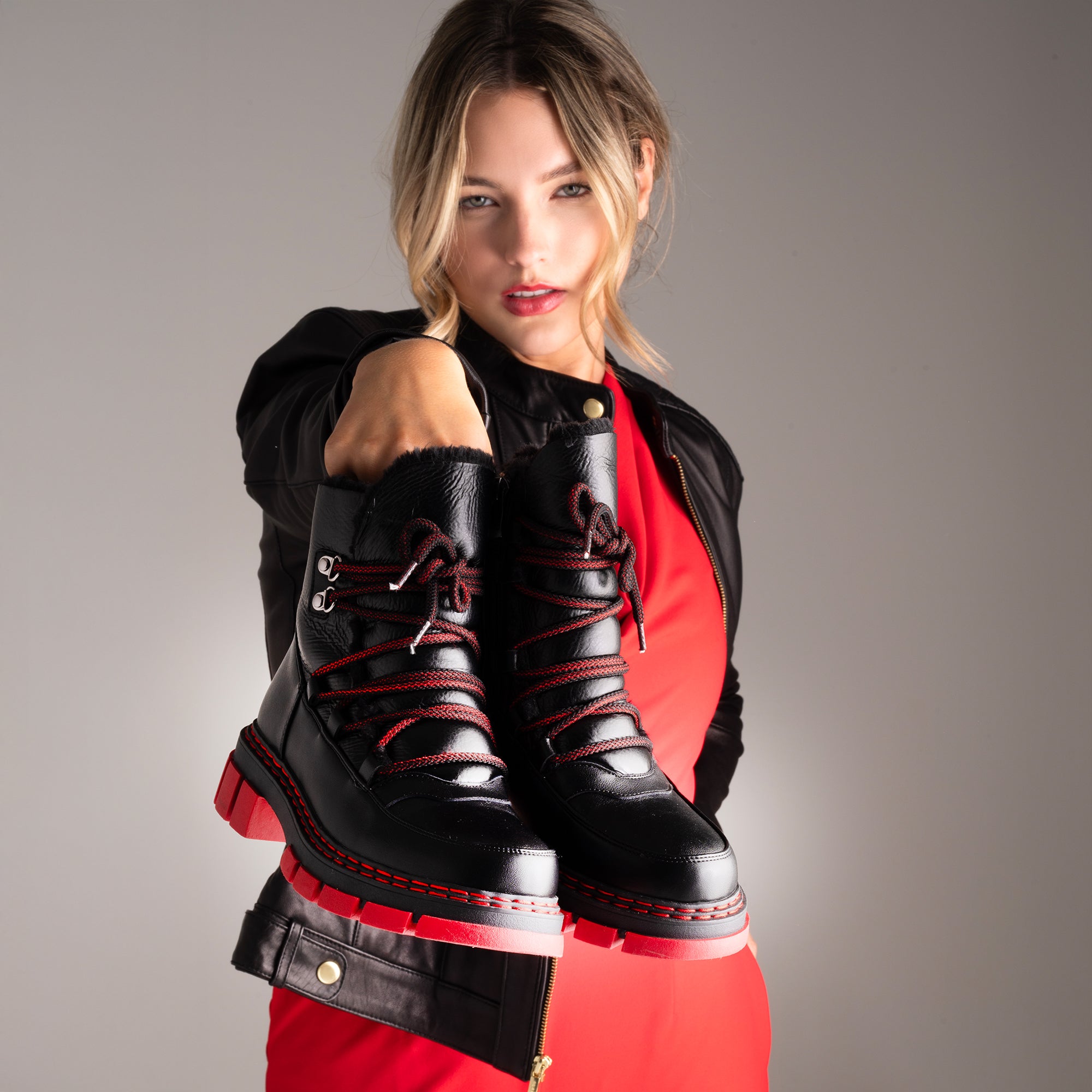 Azura Supertramp Booties: Comfort Hiker Bootie- Spring Step Shoes