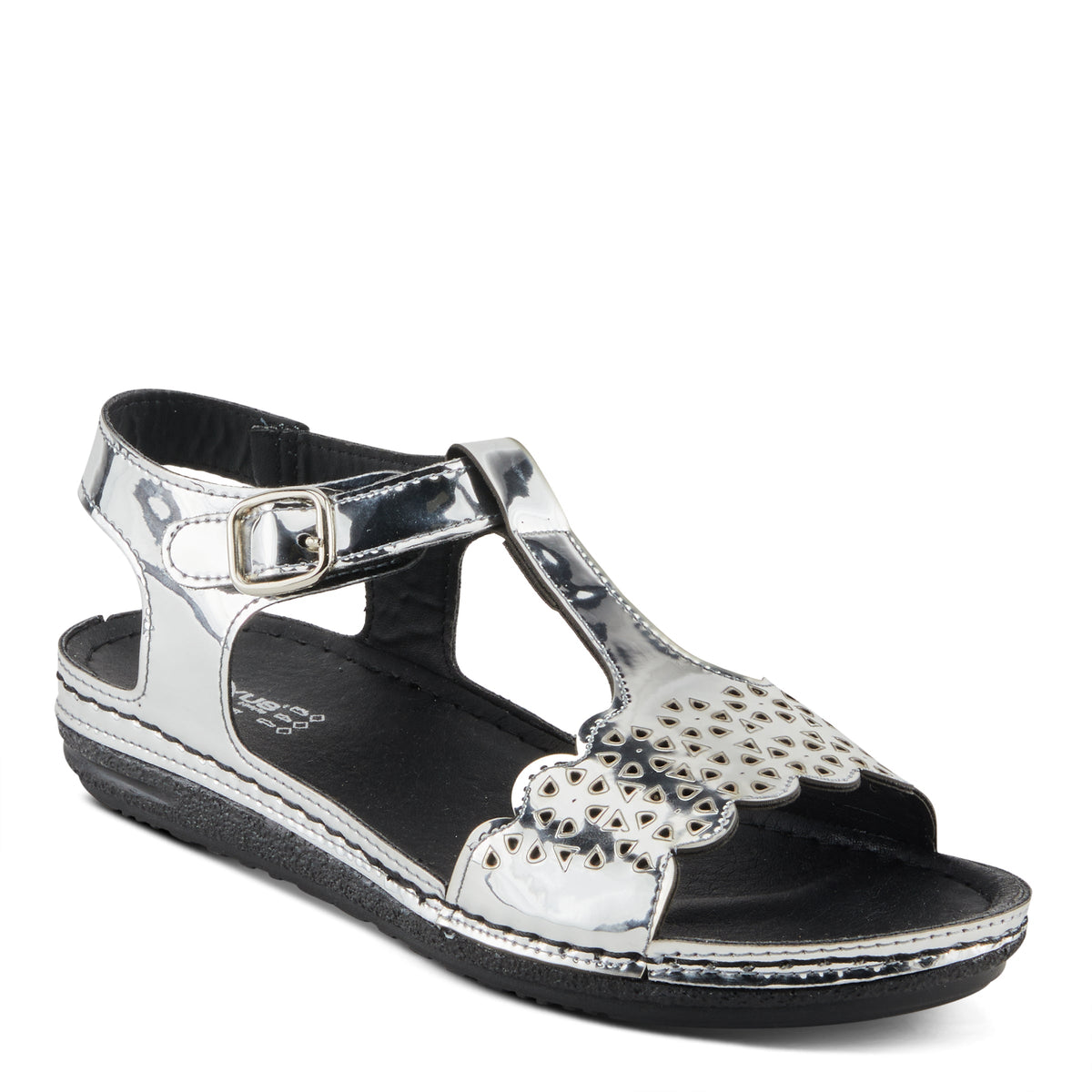 Flexus FLEXUS STEVE 140714 SANDAL sandal in silver with flexible sole