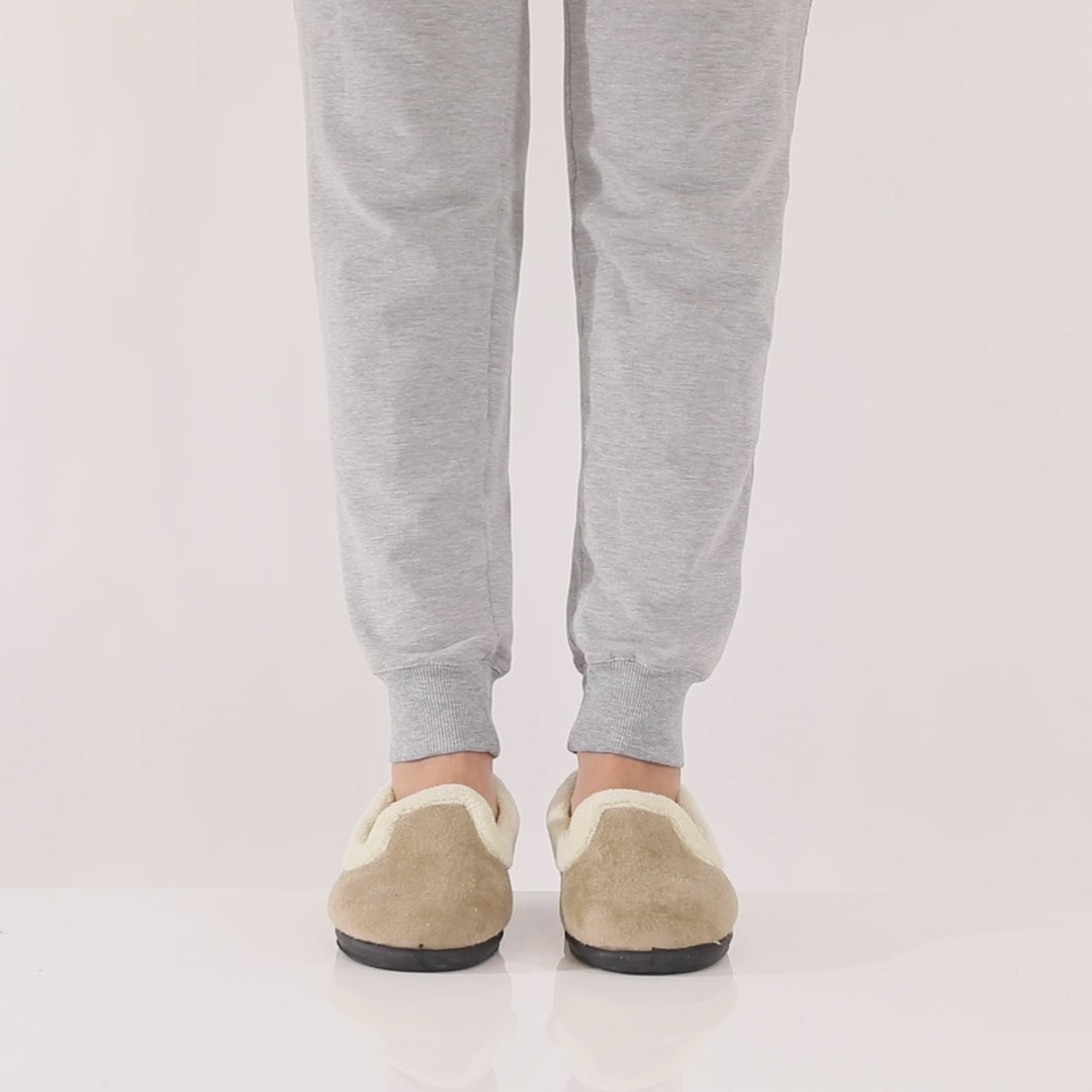 Flexus FLEXUS ISLA SLIPPERS comfort shoe in beige with flexible sole