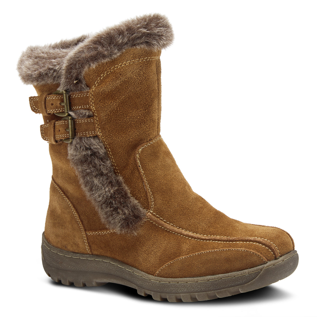 Spring Step Soft Leather Fur Lined Waterproof Boots Spring Step Achieve Boots for Women for Fall – Spring Step Shoes main image 2