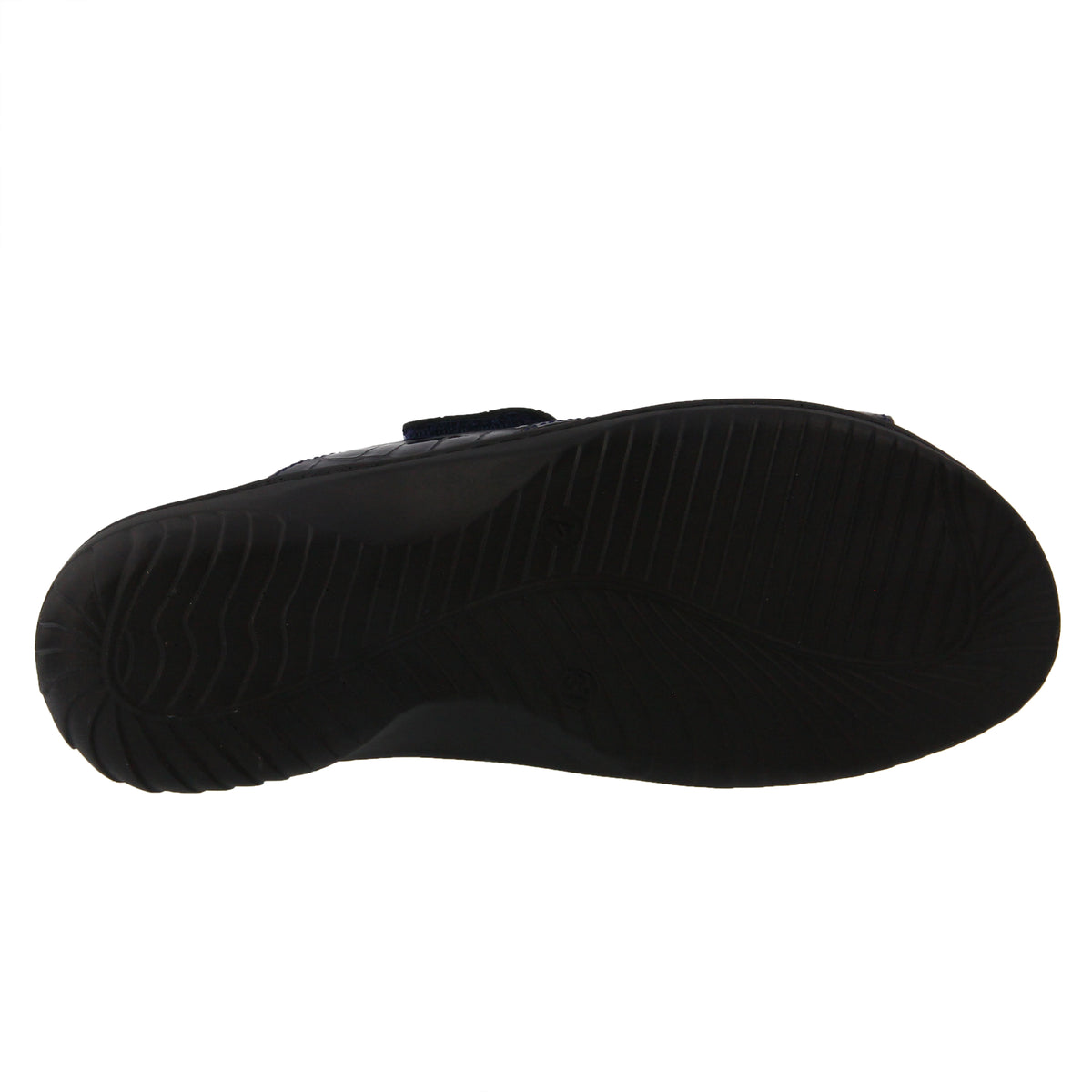 Flexus FLEXUS ALMERIA SLIDE SANDAL sandal in navy patent with flexible sole