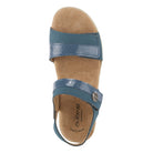Flexus FLEXUS ALONSA SLINGBACK SANDAL sandal in blue nubuck with flexible sole