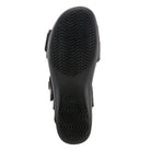 Flexus FLEXUS ALONSA SLINGBACK SANDAL sandal in black nubuck with flexible sole