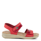 Flexus FLEXUS ALONSA SLINGBACK SANDAL sandal in red nubuck with flexible sole