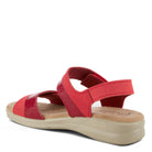Flexus FLEXUS ALONSA SLINGBACK SANDAL sandal in red nubuck with flexible sole