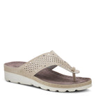 Flexus FLEXUS AMIGA THONG SANDALS sandal in grey with flexible sole