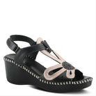 Spring Step SPRING STEP AMUNA T-STRAP SANDALS sandal in black multi with comfortable everyday design