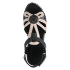 Spring Step SPRING STEP AMUNA T-STRAP SANDALS sandal in black multi with comfortable everyday design